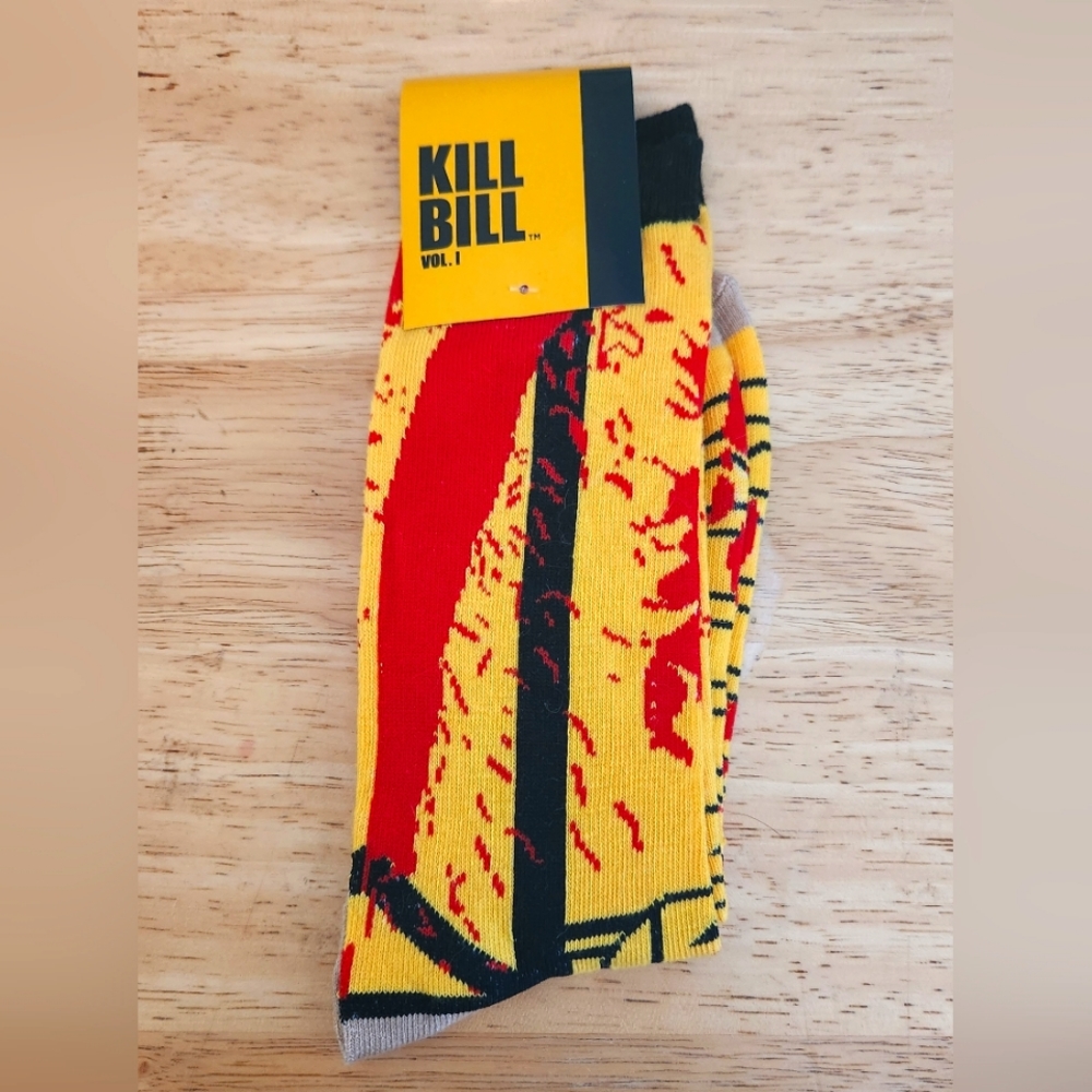 Kill Bill Vol. 1 Novelty Socks size 8-12